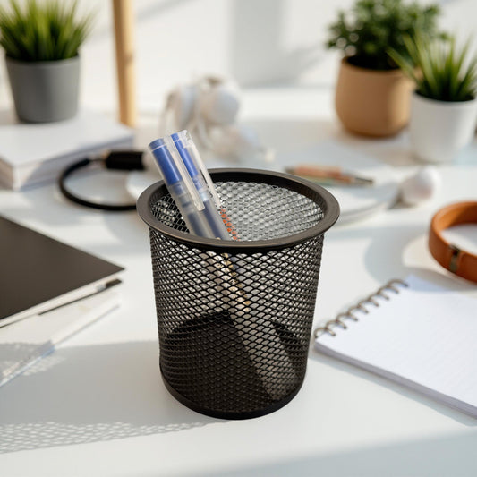 Round Mesh  Stationery Organiser