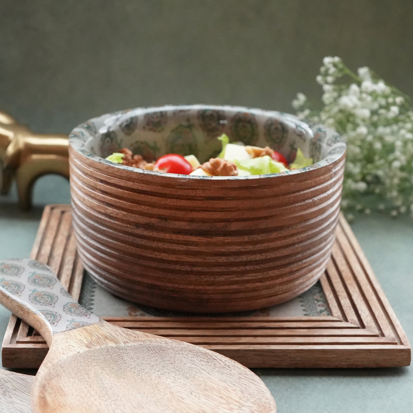 Spring Round Salad Bowl- Small