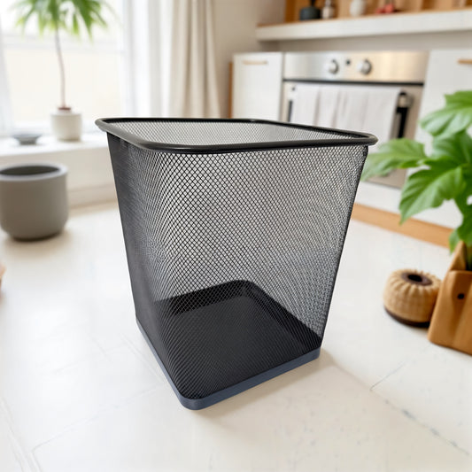 Square Mesh Trash Can