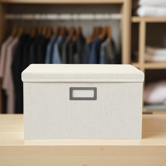 Foldable Storage Box with Lid