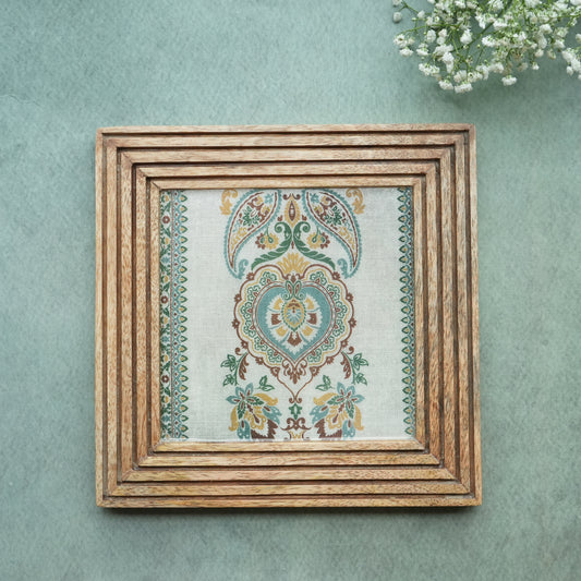 Spring Square Wooden Trivet