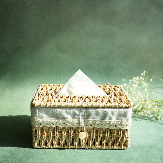 Rectangle Cane Tissue Box