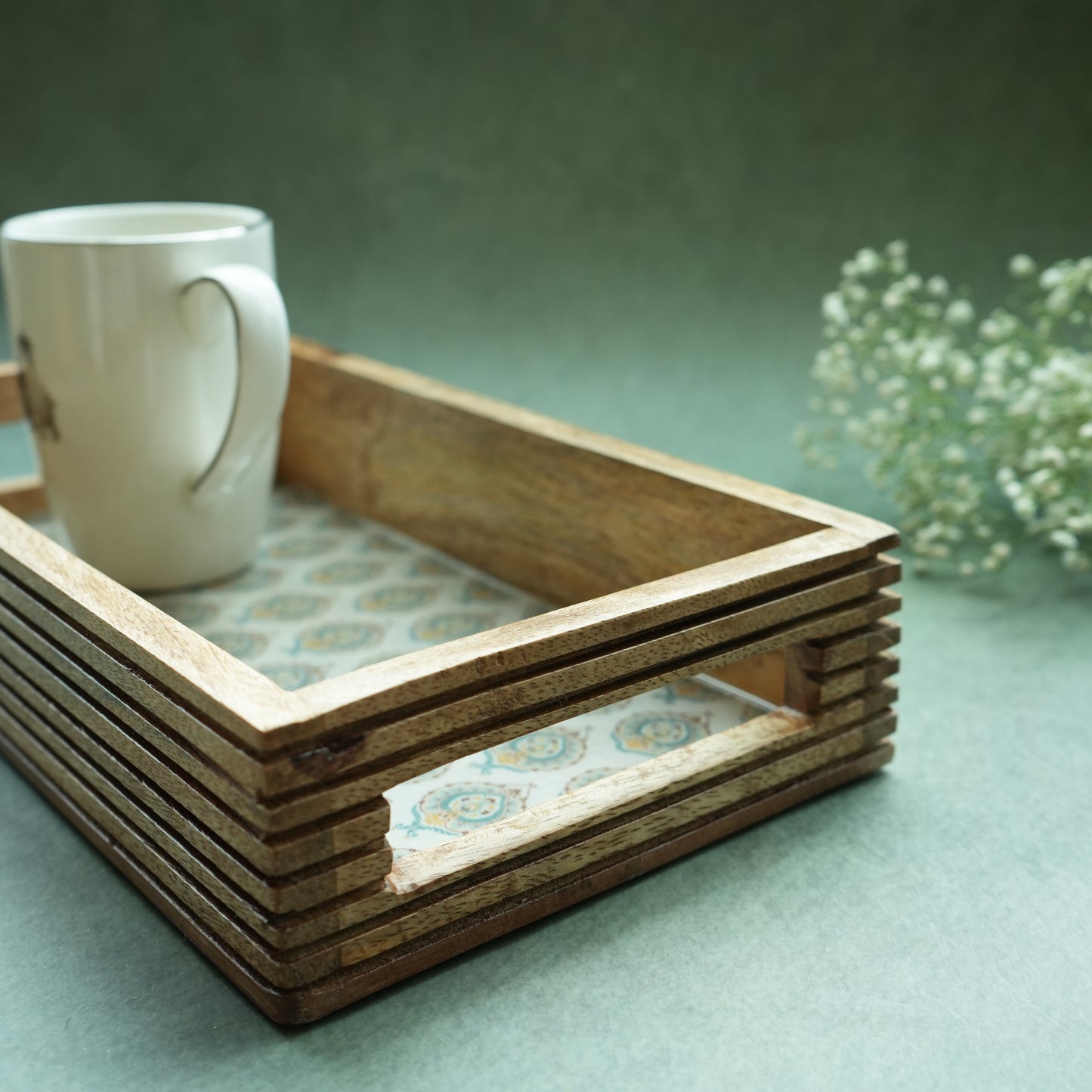 Spring Oblong Serving Tray