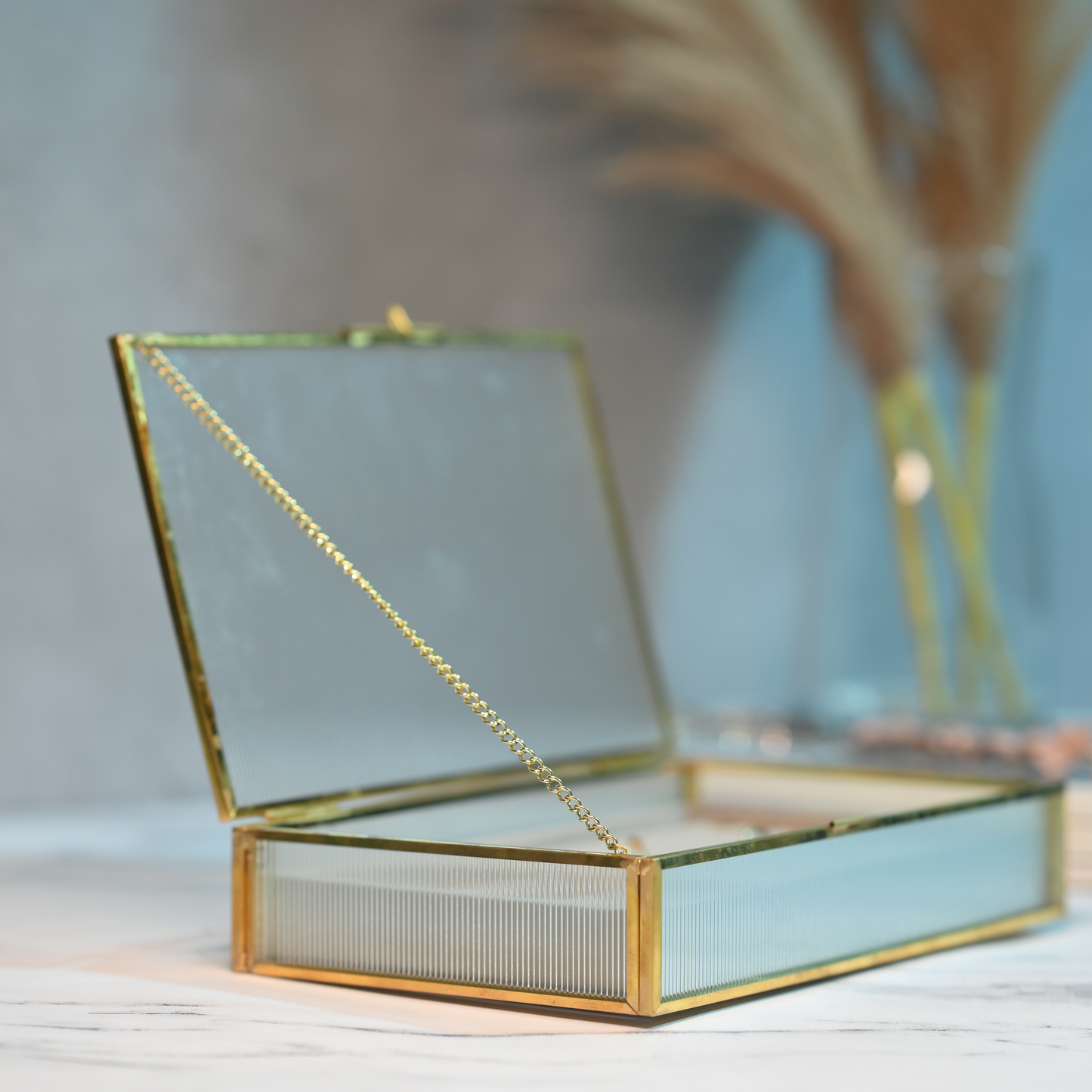 Jewellery Organiser with Velvet Divider Tray