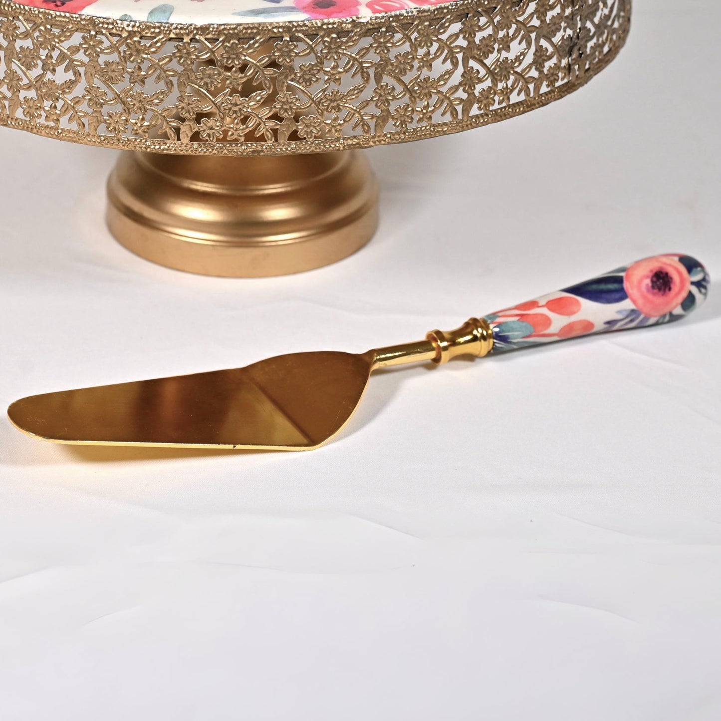 Floral Cake Lifter - Blush