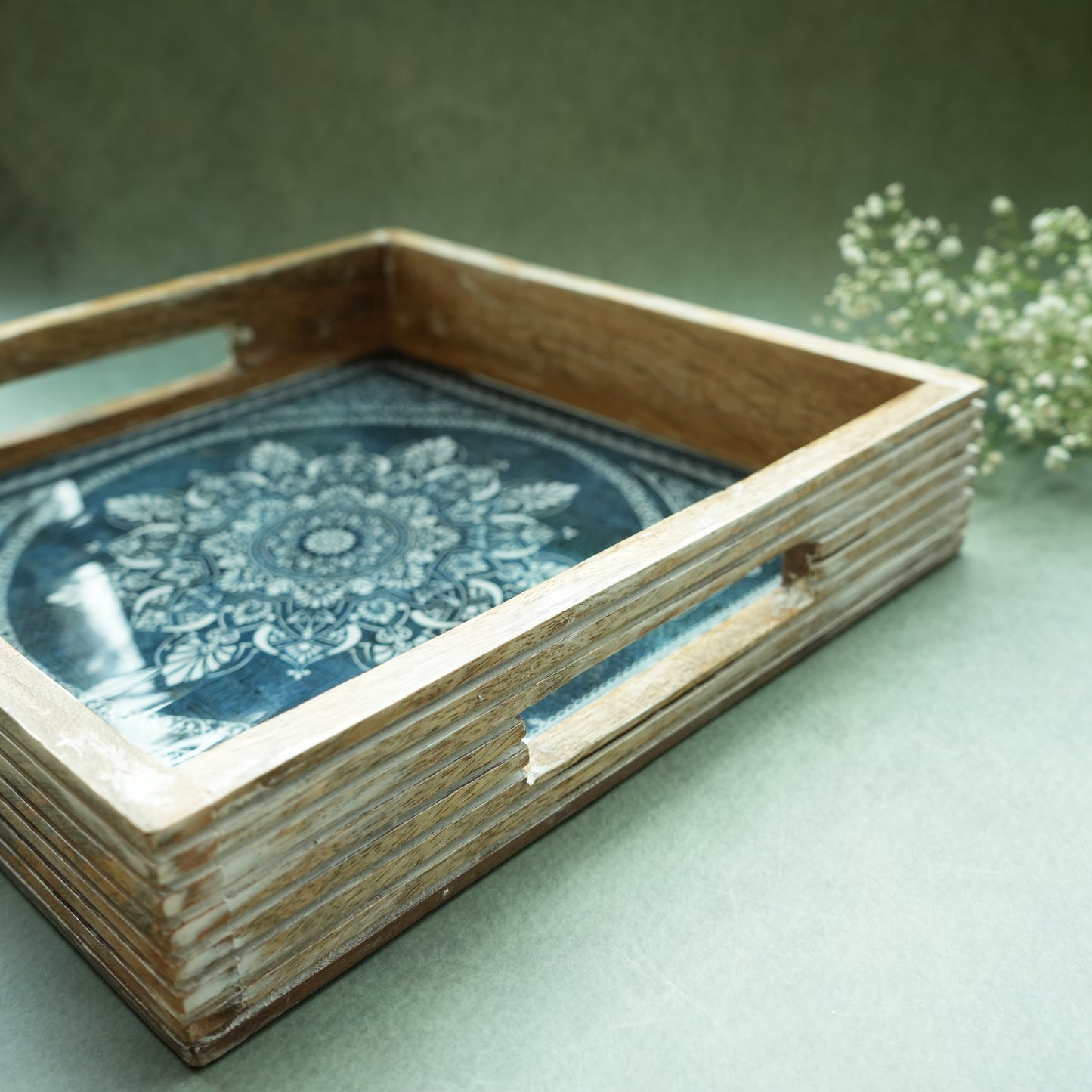 Iris Square Serving Tray