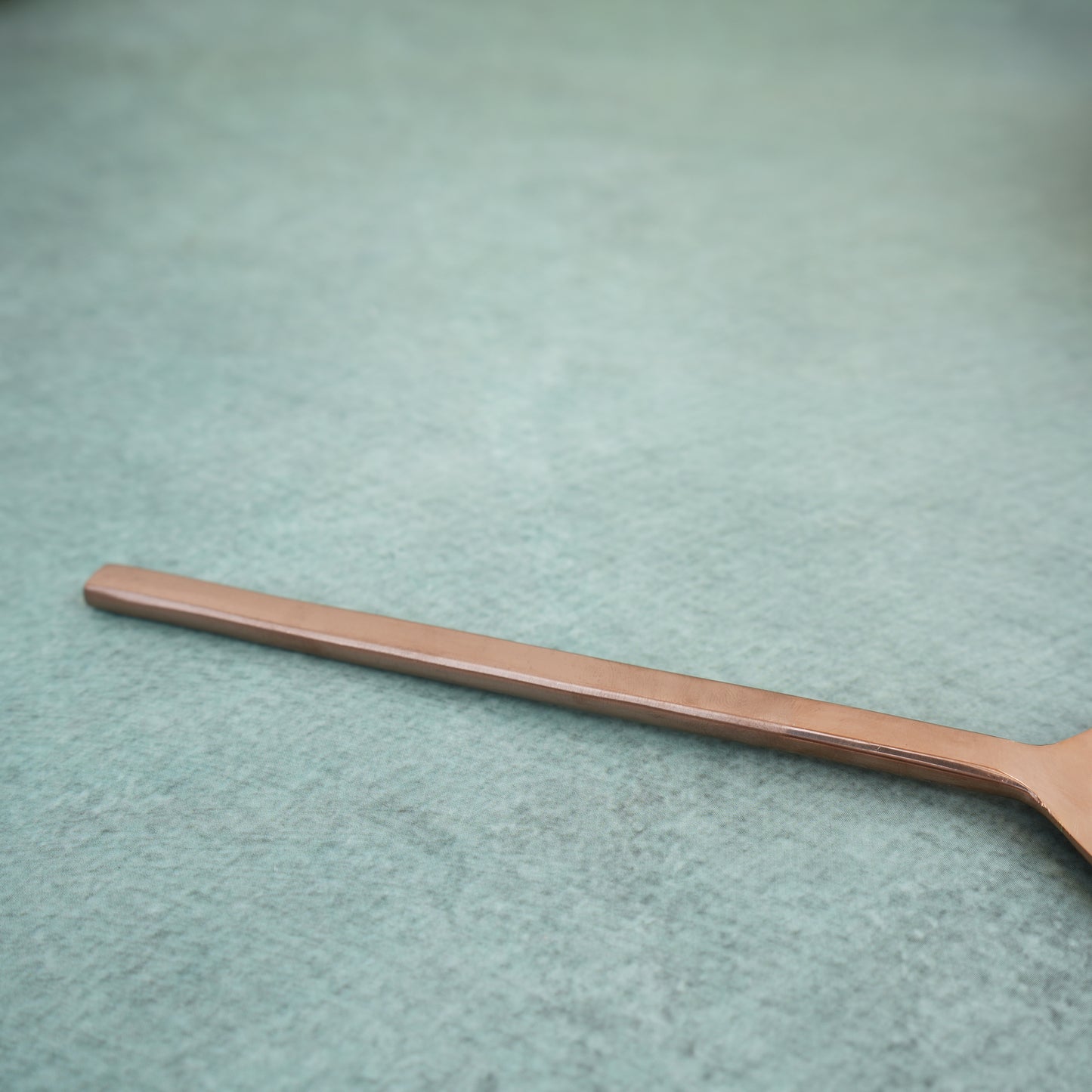 Rose Gold Semi-Matte Stainless Steel Soup Serving Spoon