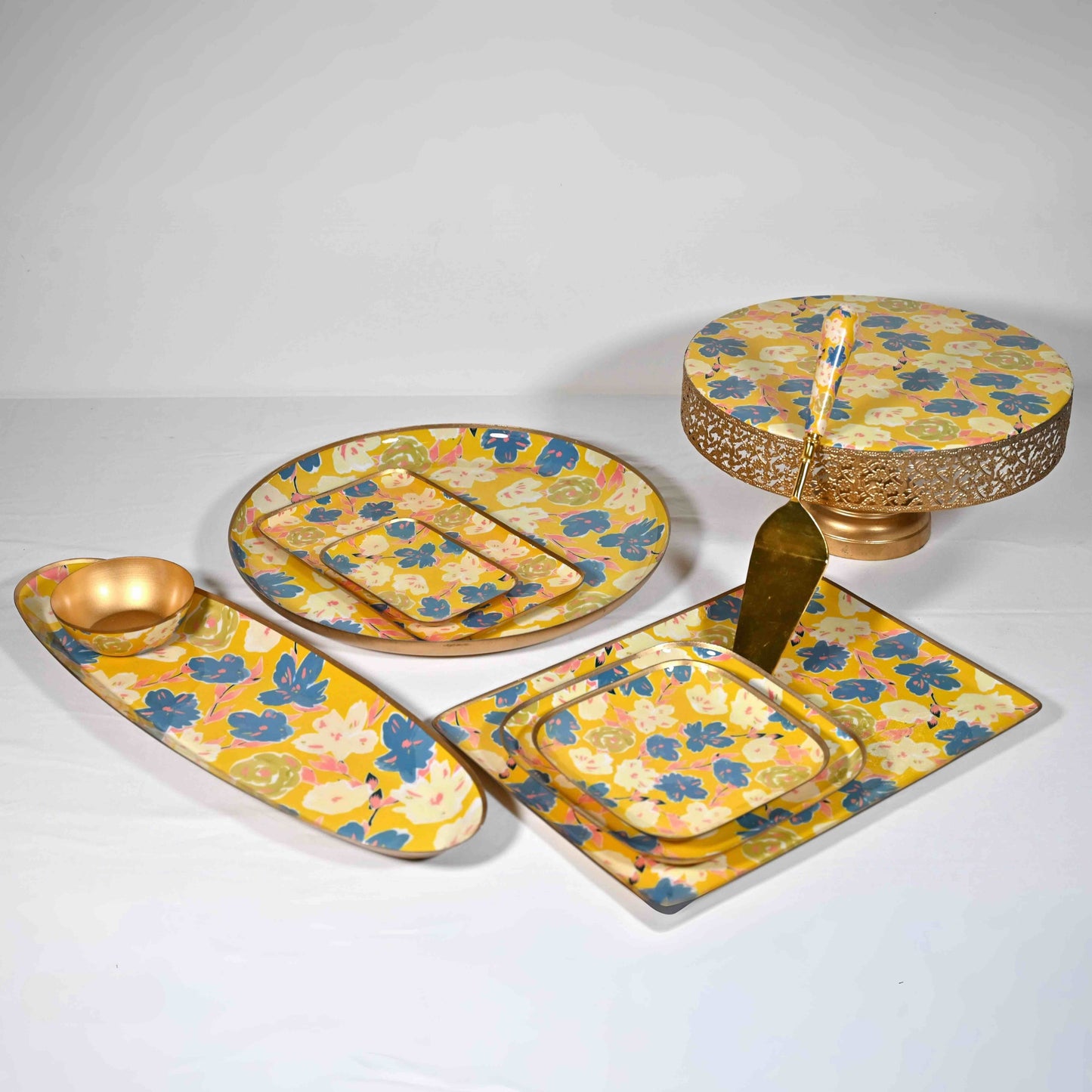 Small Floral Starter Plate - Daffodil