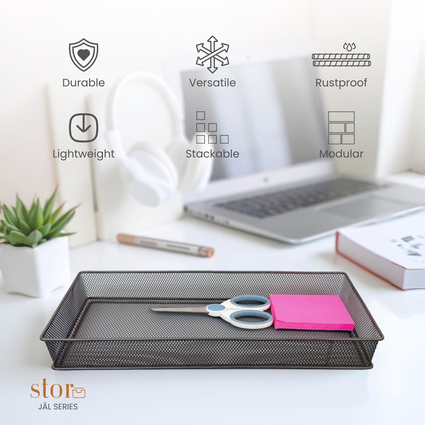 Stackable Mesh Storage Organiser