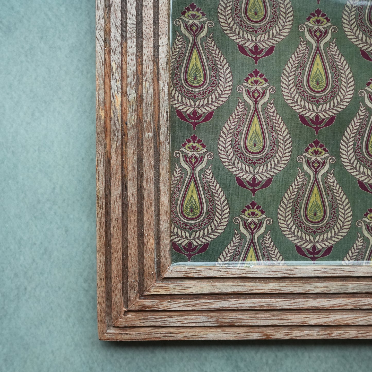 Paisley Square Wooden Trivet