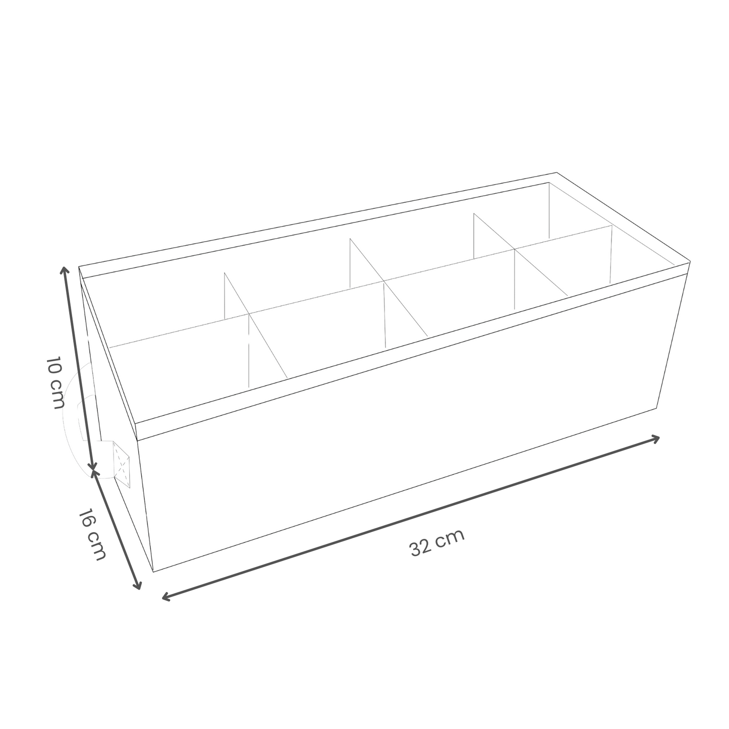 Storage Organiser with Compartments