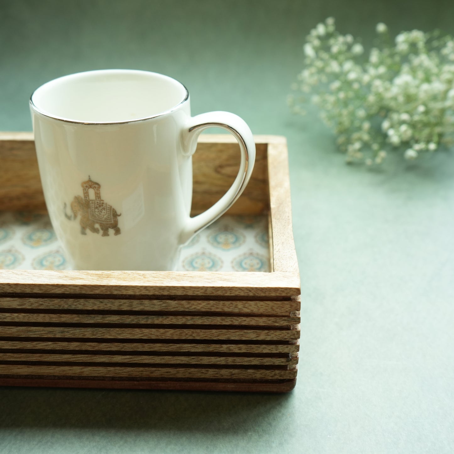 Spring Oblong Serving Tray