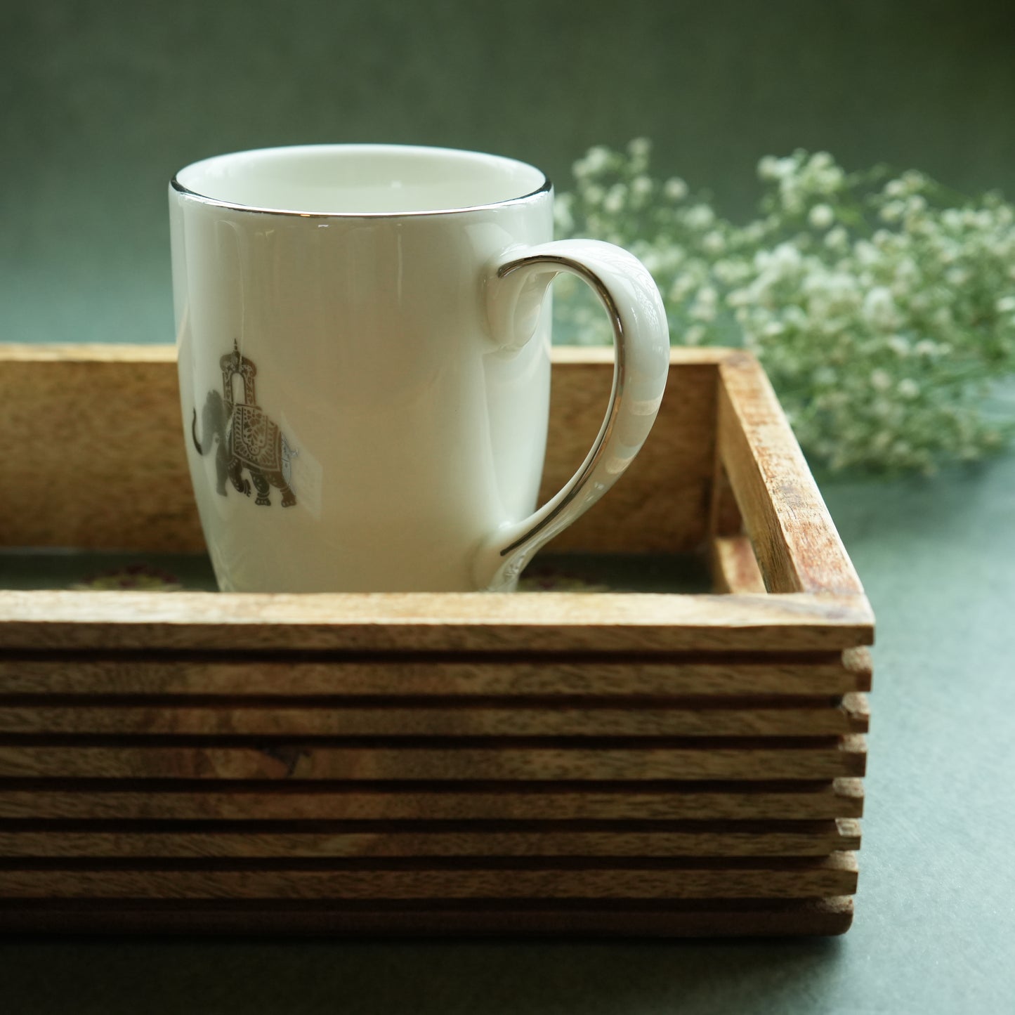Paisley Oblong Serving Tray