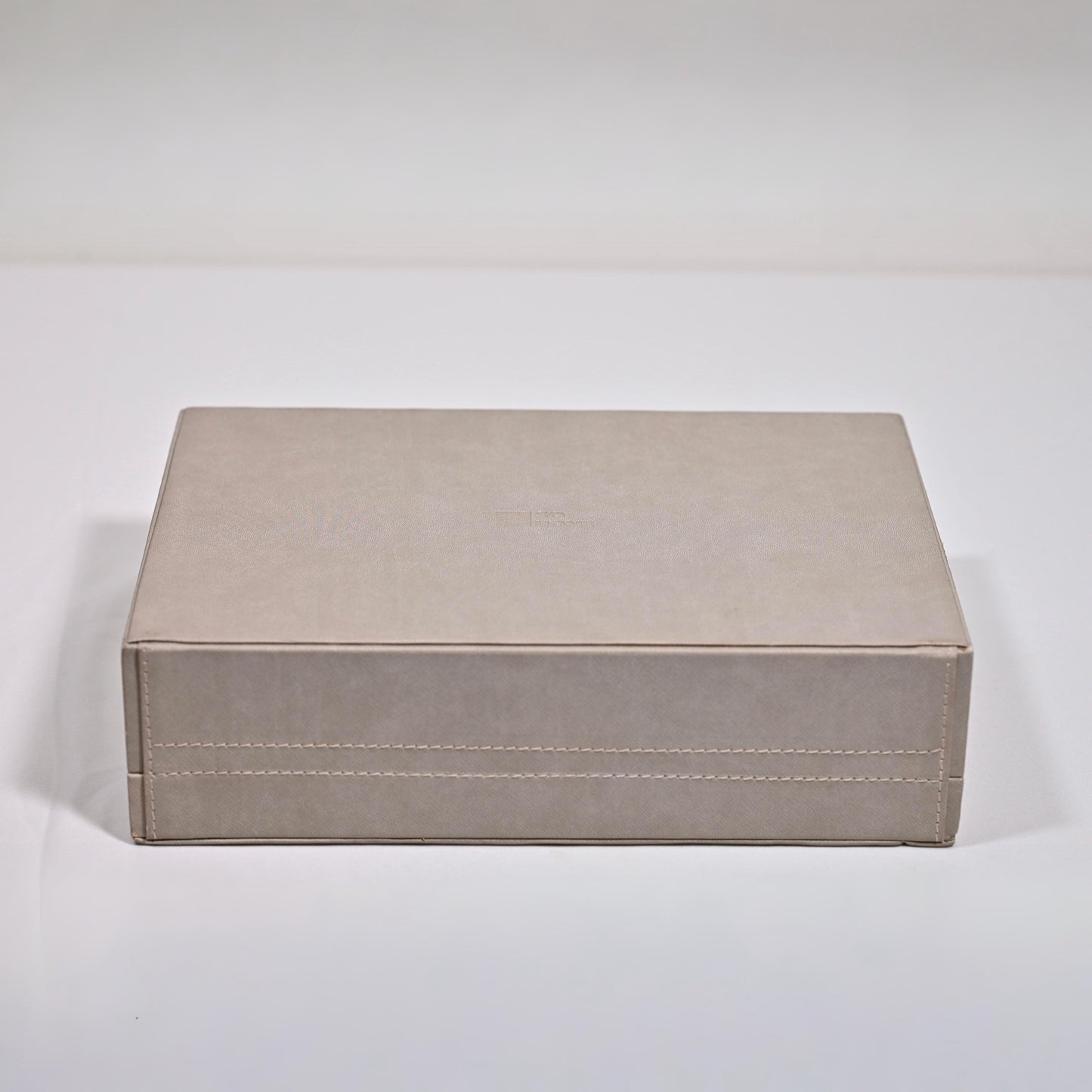 Beige Leather Watch Organiser (Large)