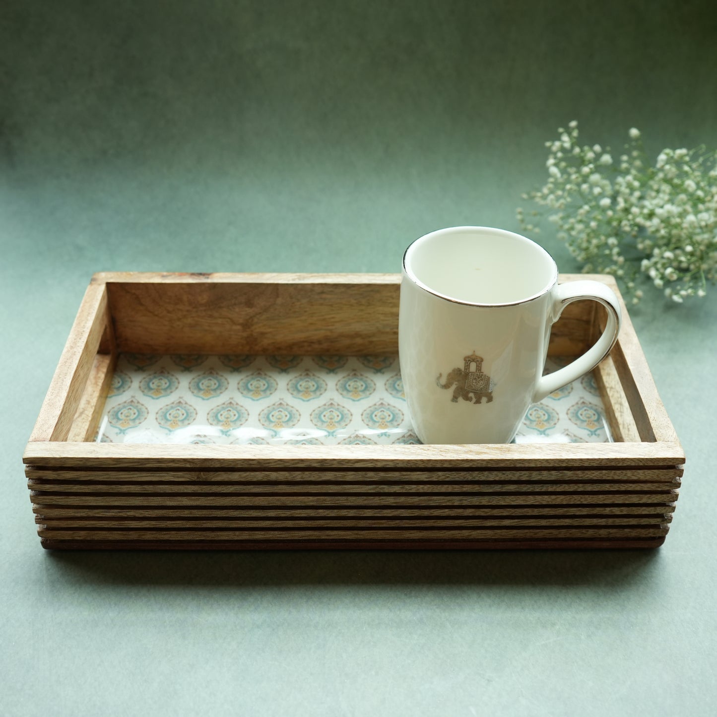 Spring Oblong Serving Tray