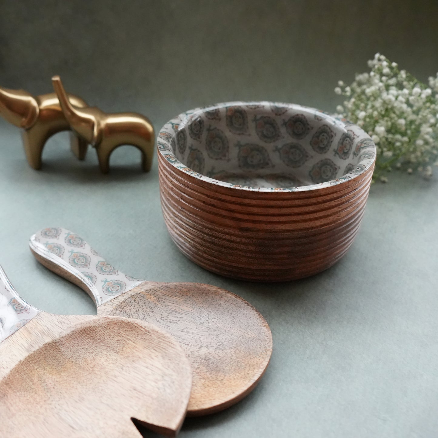 Spring Round Salad Bowl- Small