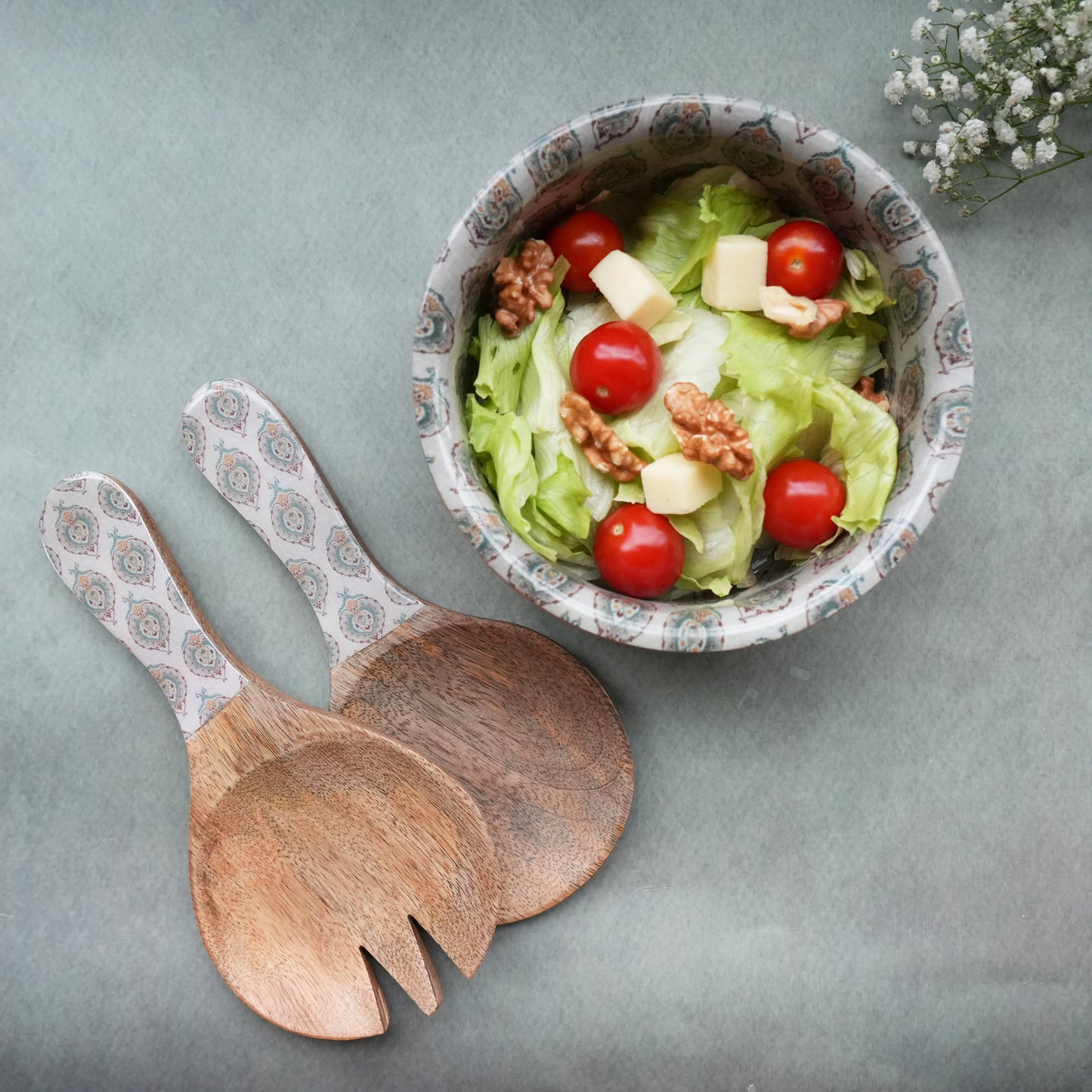 Spring Round Salad Bowl- Small