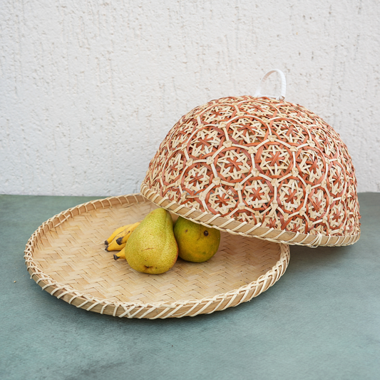 Woven Cane Fruit Cover