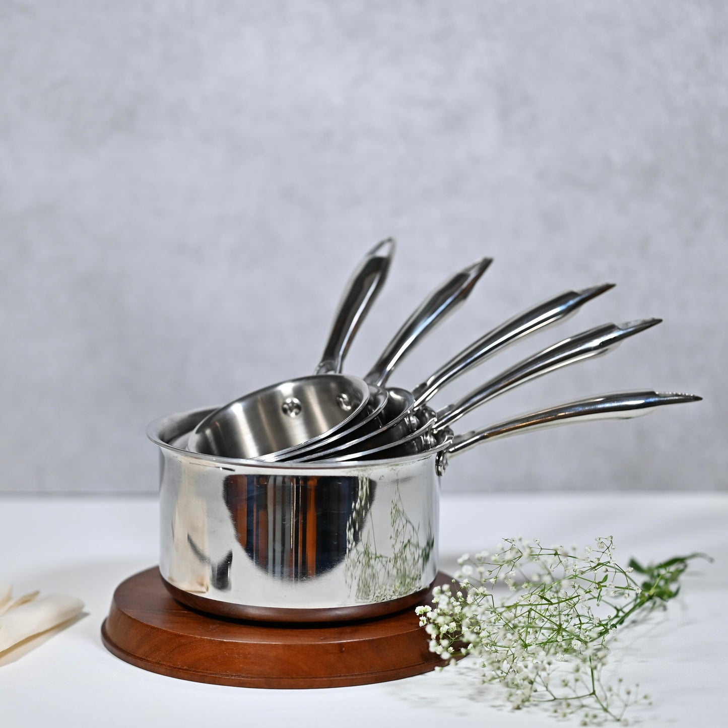 TriPly Stainless Steel Saucepan (1.4L)