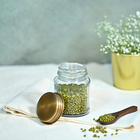 Fluted Glass Jars (250ml)